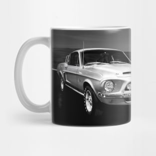 Shelby Cobra Mustang 1968 BW Mug